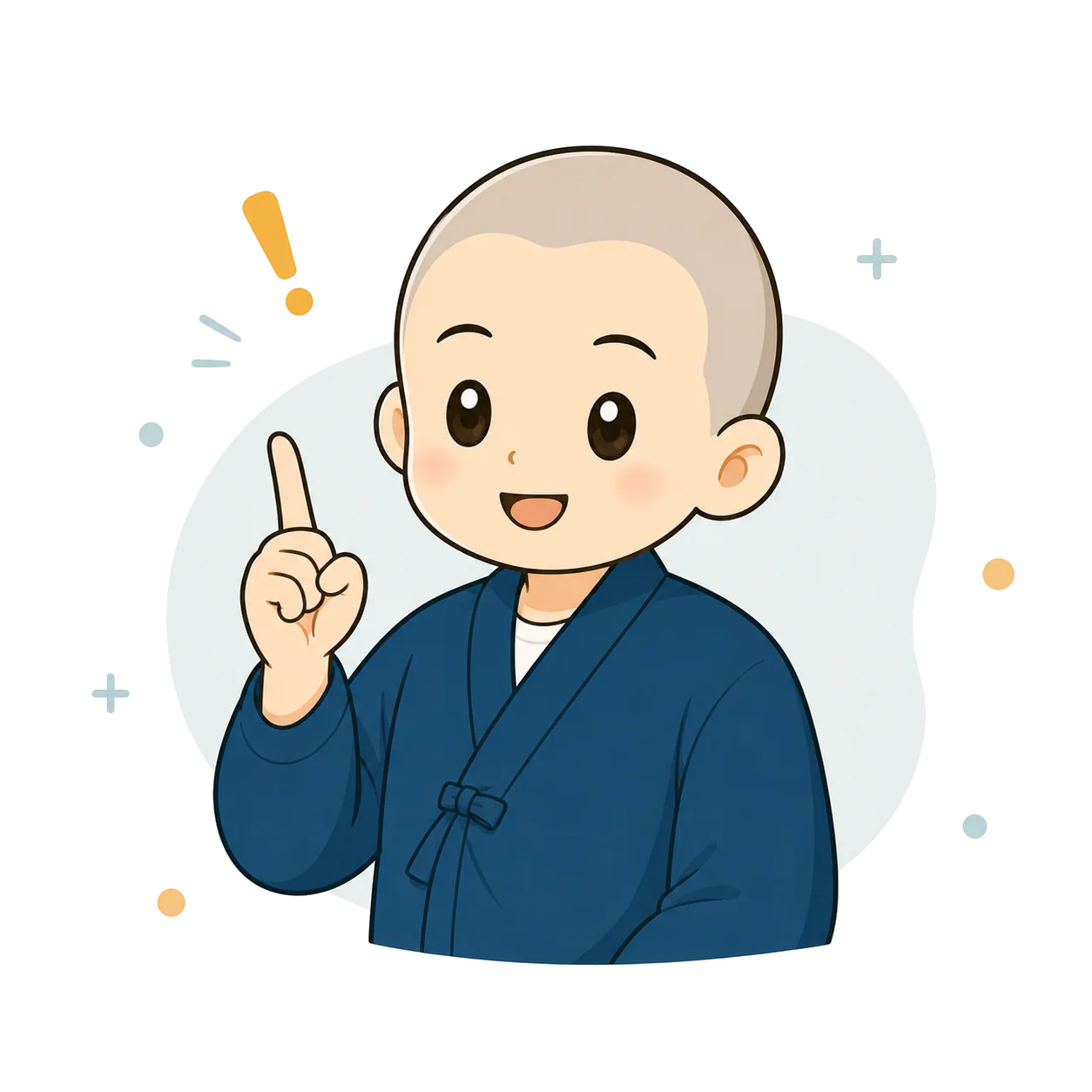 ニョキッと出る小坊主風DX相談キャラクター