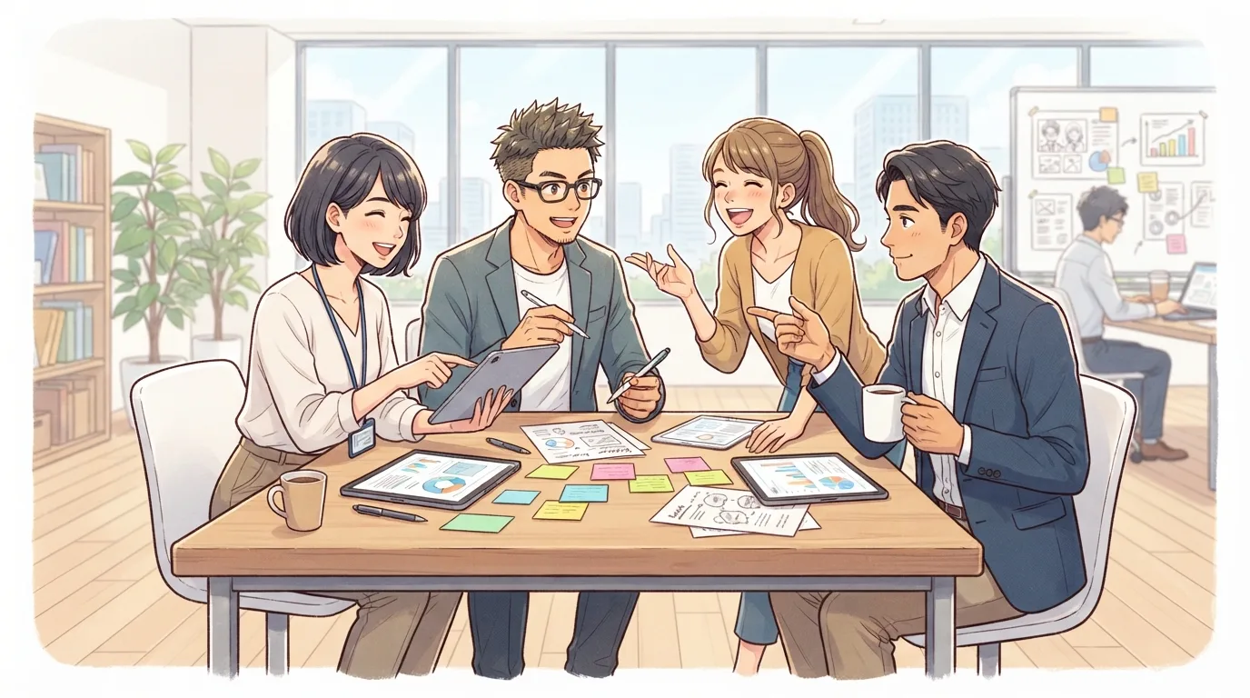DX相談窓口や専門家を選ぶ際のイメージイラスト