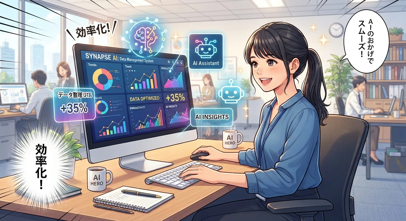 AI活用による業務効率化イメージ