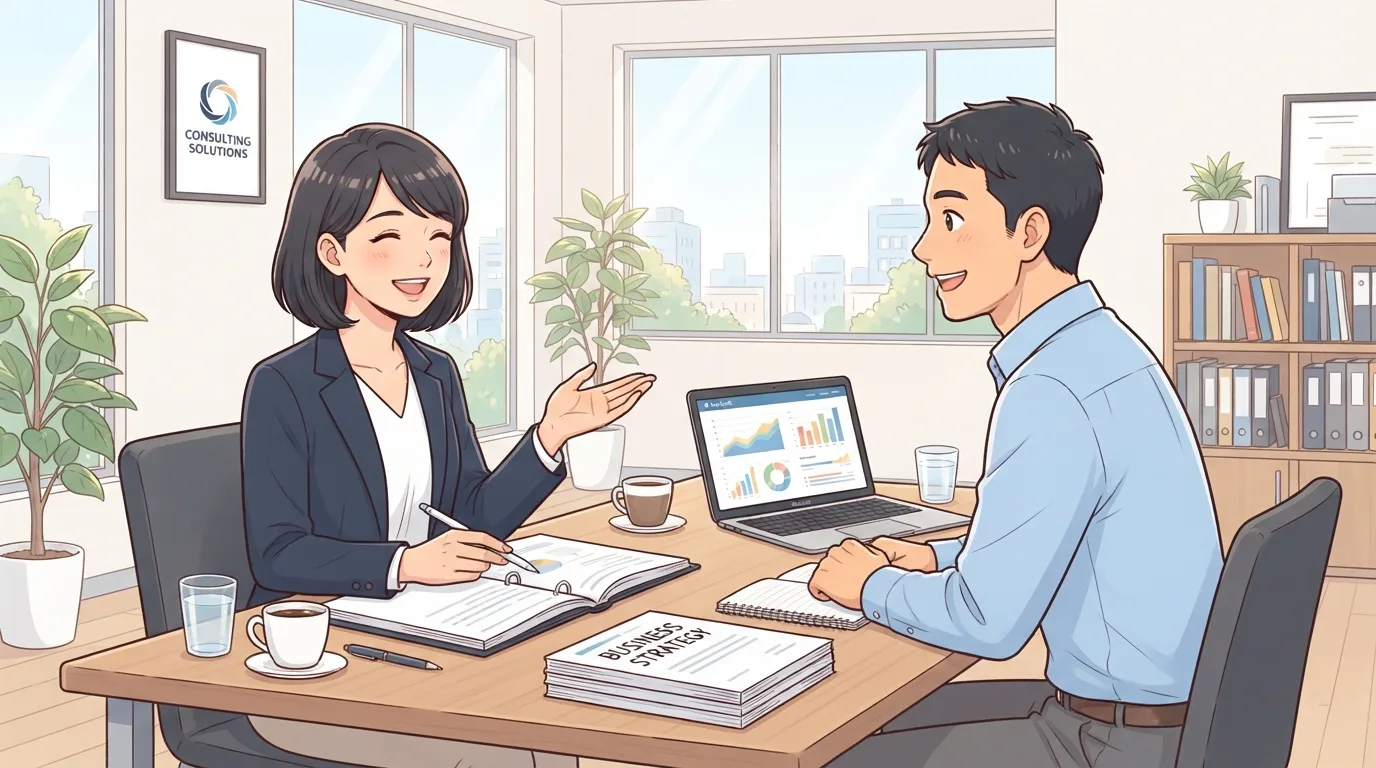 DX相談窓口で専門家のアドバイスを受ける様子