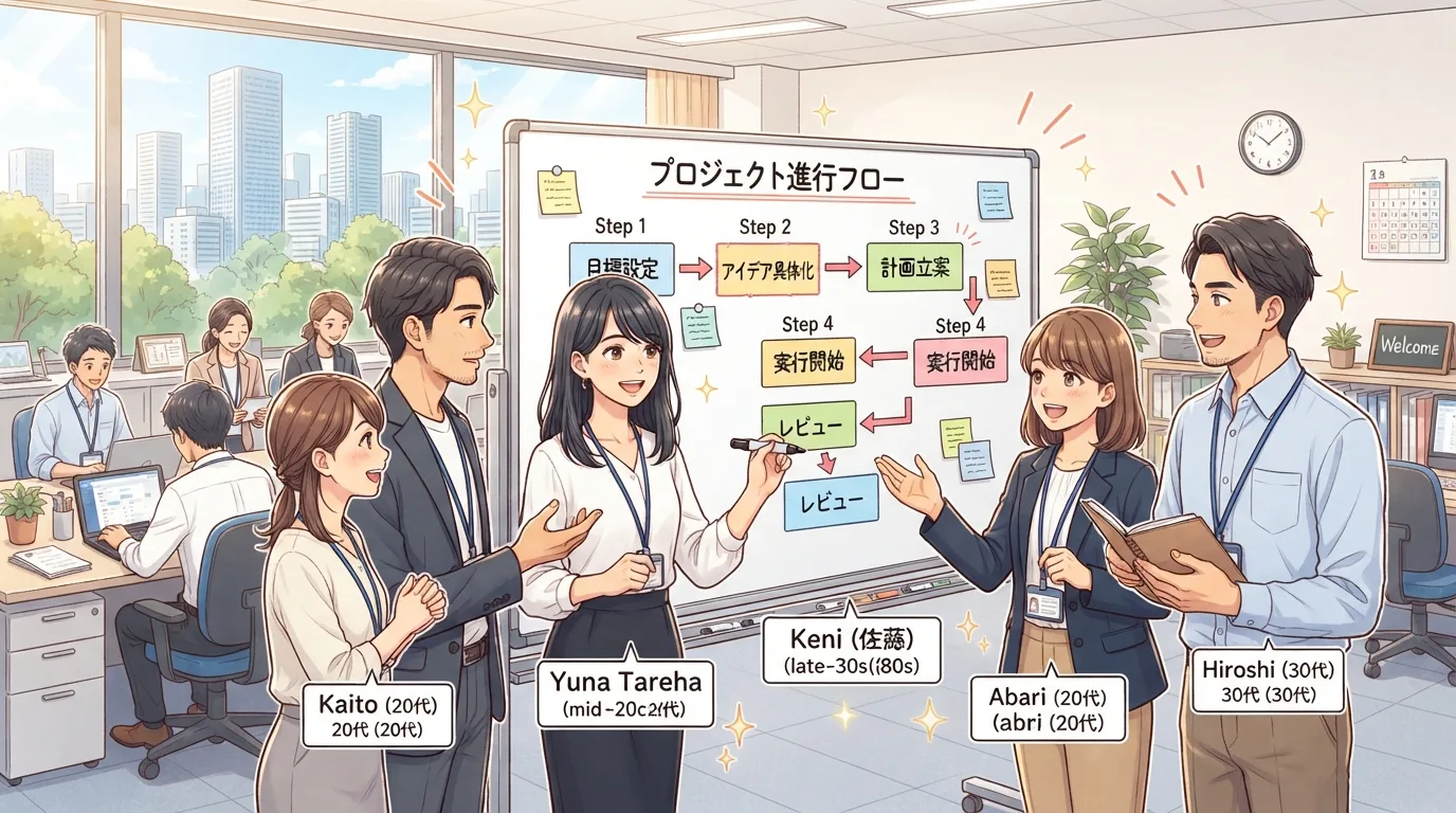 DX推進のステップを考えるチーム