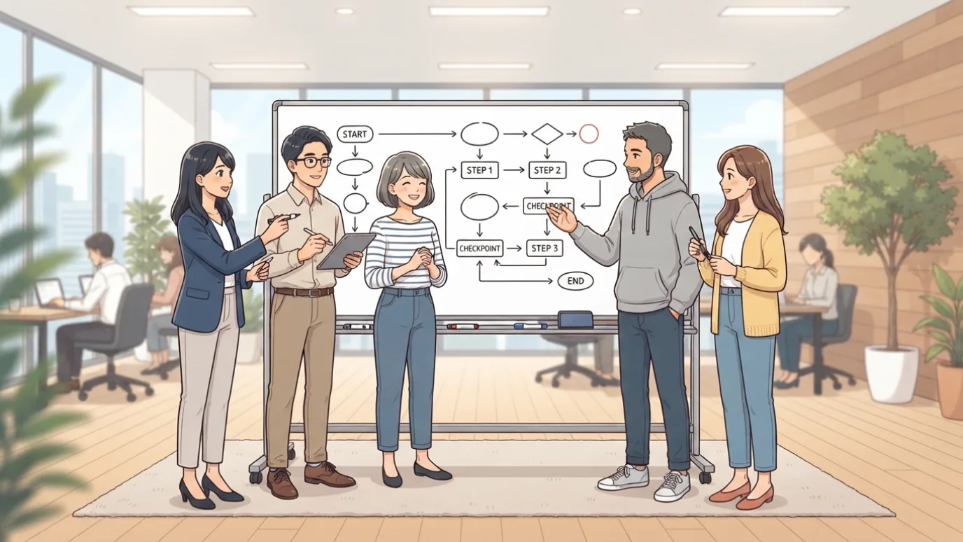システム運用の立て直し手順を検討するチーム