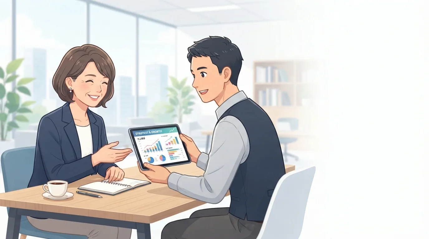 専門家に相談しながらDXの方向性を決める経営者